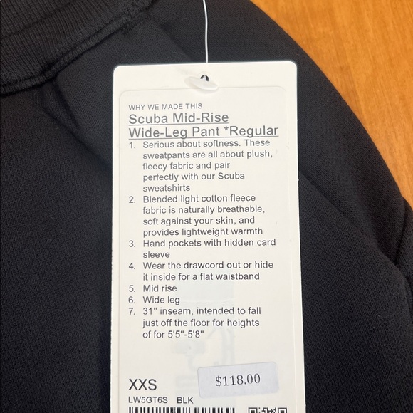 Scuba Mid-Rise Wide Leg Pant *Regular - Picture 2 of 3